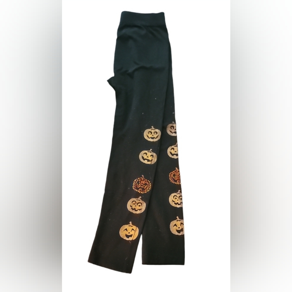 Halloween pumpkin leggings